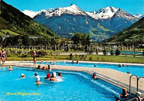 AK / Ansichtskarte 73861344 Bad_Hofgastein_AT Freibad mit Schwimmschleuse und Sportbecken 