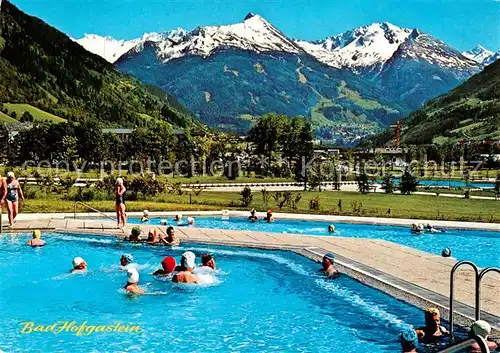 AK / Ansichtskarte  Bad_Hofgastein_AT Freibad mit Schwimmschleuse und Sportbecken 