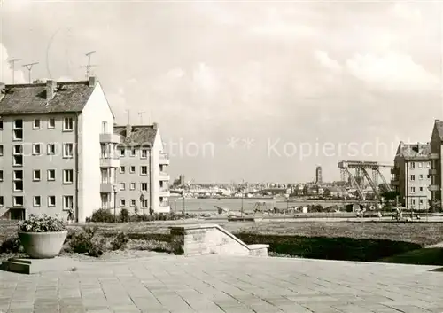 AK / Ansichtskarte  Wismar_Mecklenburg Blick zum Hafen Wismar_Mecklenburg