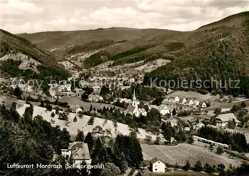 AK / Ansichtskarte  Nordrach Panorama Luftkurort im Schwarzwald Nordrach