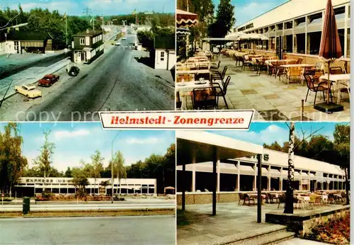 AK / Ansichtskarte  Helmstedt Zonengrenze Grenzuebergang Restaurant Terrasse Helmstedt