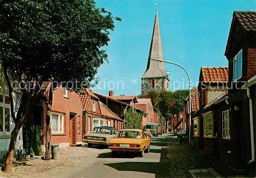 AK / Ansichtskarte  Petersdorf_Fehmarn Neustadtstrasse Blick zur Kirche Petersdorf Fehmarn