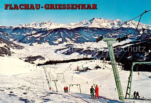 AK / Ansichtskarte  Flachau Wintersportzentrum Griessenkar Schlepplift Bischofsmuetze Dachstein Flachau