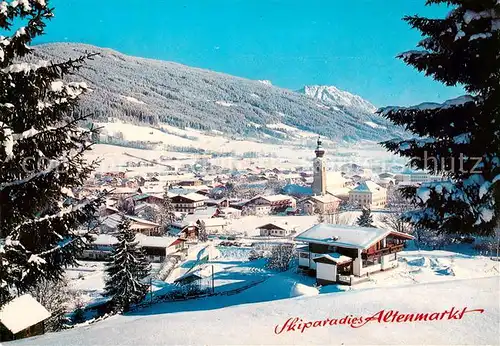 AK / Ansichtskarte  Altenmarkt_Pongau Skiparadies Zauchensee und Bifangbahnen Altenmarkt Pongau