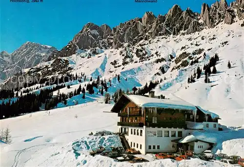 AK / Ansichtskarte  Muehlbach_Hochkoenig_AT Arthurhaus Berggasthof Skigebiet Mitterbergalm 