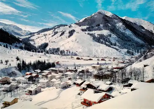 AK / Ansichtskarte  Hinterglemm_Saalbach Panorama mit Zwoelferkogel Hinterglemm_Saalbach