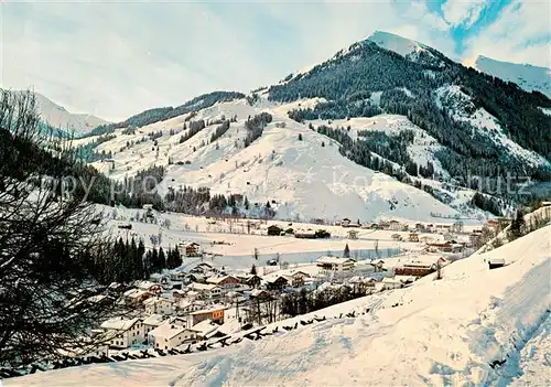 AK / Ansichtskarte  Hinterglemm_Saalbach mit Zwoelferkogel Hinterglemm_Saalbach