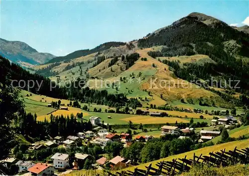 AK / Ansichtskarte  Hinterglemm_Saalbach mit Zwoelferkogel Hinterglemm_Saalbach