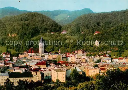 AK / Ansichtskarte  Hallein_AT Altstadtkern mit Kirche 