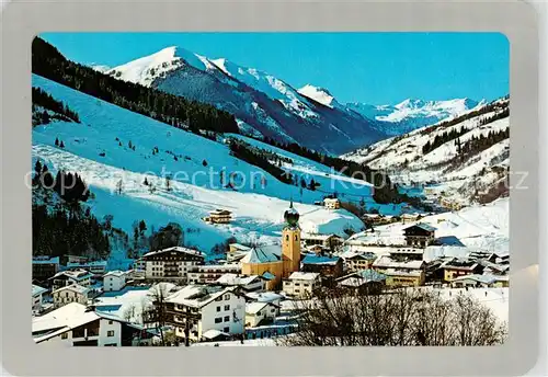 AK / Ansichtskarte  Saalbach_-Hinterglemm_AT mit Talschluss Zwoelferkogel und Gamshag 