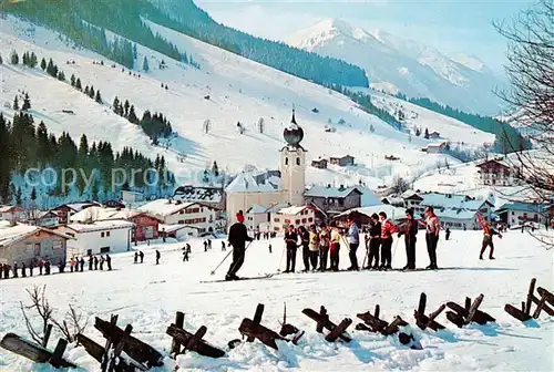 AK / Ansichtskarte  Saalbach_-Hinterglemm_AT Panorama Skischule Rainer 