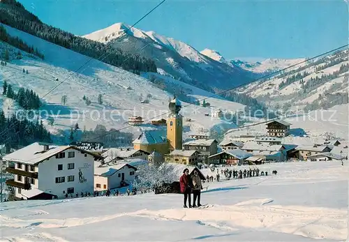 AK / Ansichtskarte  Saalbach_-Hinterglemm_AT Kohlmaislift mit Zwoelferkogel 