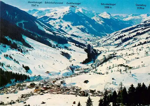 AK / Ansichtskarte  Saalbach_-Hinterglemm_AT mit Zwoelferkogel 