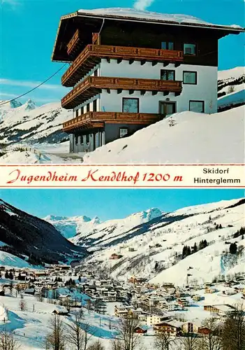 AK / Ansichtskarte 73861565 Hinterglemm_Saalbach Jugendheim Kendlhof Panorama Hinterglemm_Saalbach