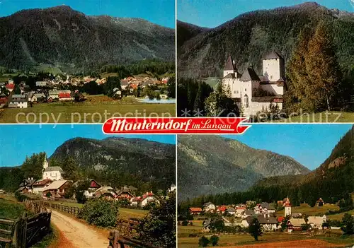 AK / Ansichtskarte 73861572 Mauterndorf_AT Grosseck Sessellift Trasse Schloss Mauterndorf St Wolfgang St Gertrauden 