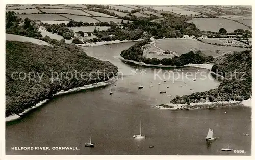 AK / Ansichtskarte 73861574 Helford_Helston_Kerrier_UK River aerial view 