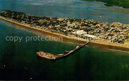 AK / Ansichtskarte  Puntarenas_Costa_Rica Vista aérea del puerto Hafen 