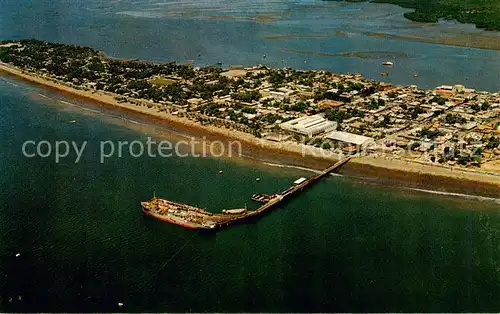 AK / Ansichtskarte  Puntarenas_Costa_Rica Vista aérea del puerto Hafen 