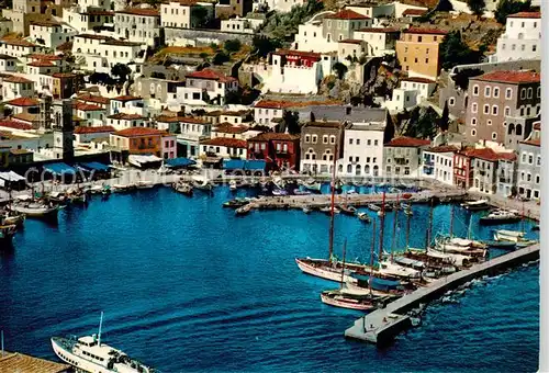 AK / Ansichtskarte  Hydra_Ydra_Hidra_Idra_Greece Vue du quai Hafen 