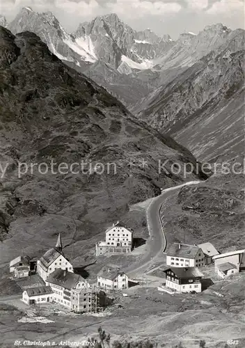 AK / Ansichtskarte  St_Christoph_Arlberg_Tirol_AT Panorama Wintersportplatz Alpen 