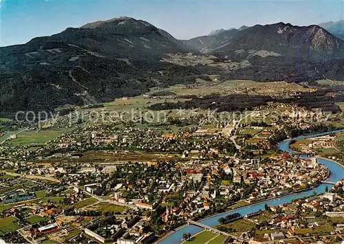 AK / Ansichtskarte  Villach_Kaernten_AT Panorama Draustadt mit Blick gegen Dobratsch 