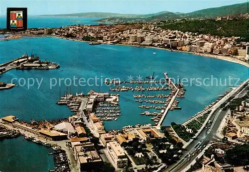 AK / Ansichtskarte 73861637 Palma_de_Mallorca_ES Panorama Hafen 