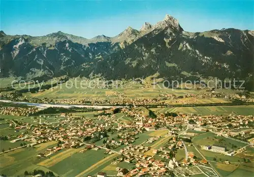 AK / Ansichtskarte 73861705 Reutte_Tirol Panorama Breitenwang Reutte Lechaschau und Gernspitze Alpen Reutte Tirol