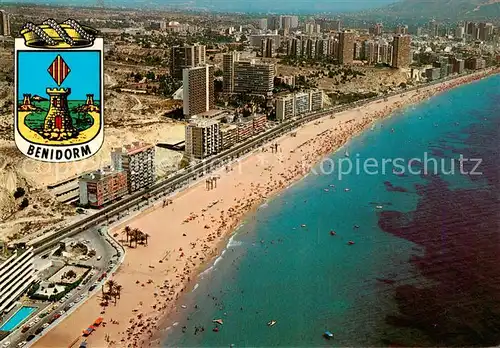 AK / Ansichtskarte 73861716 Benidorm_ES Kuestenort Strand 