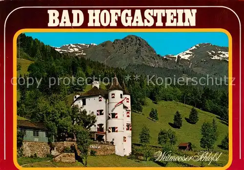 AK / Ansichtskarte 73861732 Bad_Hofgastein_AT Weitmooser Schloessl mit Hundskopf 