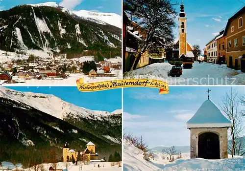 AK / Ansichtskarte  Mauterndorf_AT Marktplatz Schloss Mauterndorf Evangelikreuz 