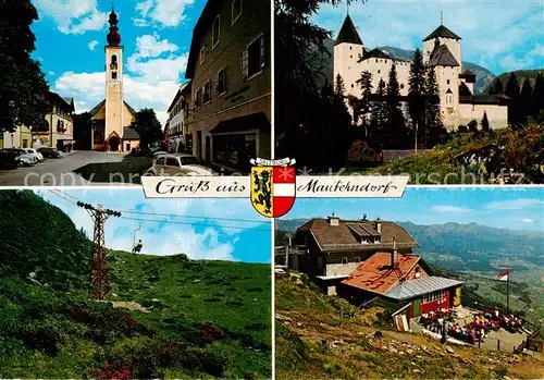 AK / Ansichtskarte  Mauterndorf_AT Hauptplatz Schloss Mauterndorf Speiereckhuette am Grosseck 