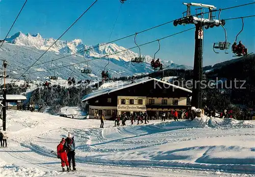 AK / Ansichtskarte  Flachau Griessenkargebiet mit Dachsteinblick und Schlepplift Flachau