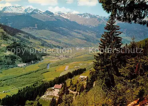 AK / Ansichtskarte  Badgastein_AT Malerisches Gasteinertal mit Cafe Gamskar 