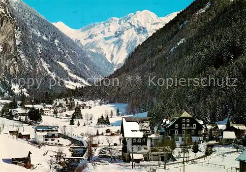 AK / Ansichtskarte  Badgastein_AT Hotel Gruener Baum Panorama 