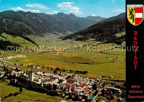 AK / Ansichtskarte  Radstadt_AT mit Radstaedter Tauern Fliegeraufnahme 