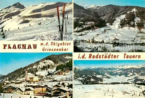 AK / Ansichtskarte 73861797 Flachau Skigebiet Griessenkar Radstaedter Tauern Panorama Sessellift Flachau