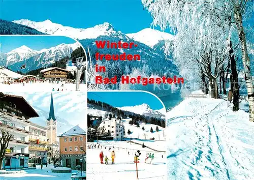 AK / Ansichtskarte  Bad_Hofgastein_AT Achenpromenade Skizentrum Angertal Kaiser Franz Platz Cafe Weitmoserschloessl 