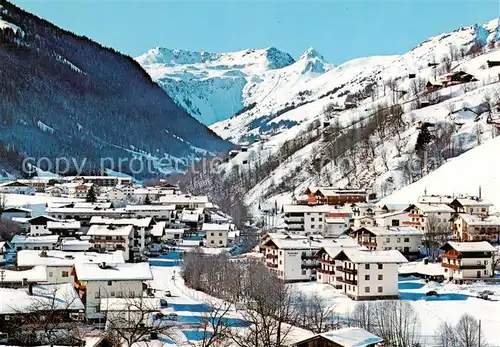 AK / Ansichtskarte  Hinterglemm_Saalbach mit Talschluss Hinterglemm_Saalbach