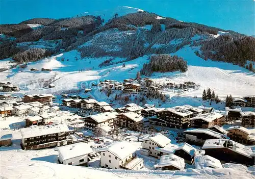 AK / Ansichtskarte  Hinterglemm_Saalbach mit Schattberg Hinterglemm_Saalbach