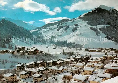 AK / Ansichtskarte  Hinterglemm_Saalbach Panorama mit Zwoelferkogel Hinterglemm_Saalbach