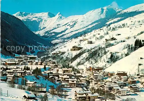 AK / Ansichtskarte  Hinterglemm_Saalbach mit Trist Saal und Staffkogel Hinterglemm_Saalbach