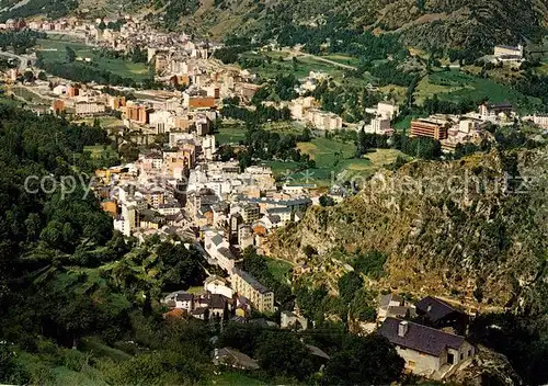 AK / Ansichtskarte  Les_Escaldes_66_Angoustrine-Villeneuve-des-Escaldes Vue generale au fond Andorra La Vella 