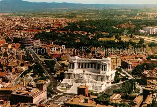 AK / Ansichtskarte  Roma__Rom_IT Monumento a Vittorio Emanuele II Fliegeraufnahme 