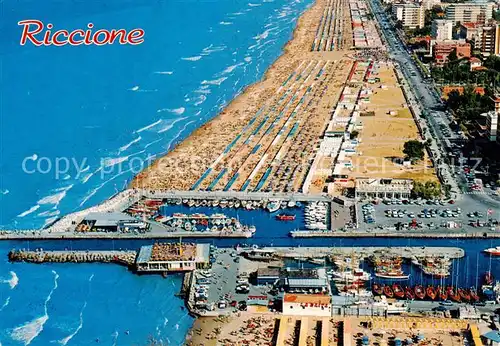 AK / Ansichtskarte  Riccione_Rimini_IT Fliegeraufnahme 