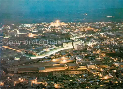 AK / Ansichtskarte 73861860 Tlemcen_Algerie Vue generale aerienne La Nuit 