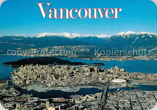 AK / Ansichtskarte 73861861 Vancouver_BC_Canada Fliegeraufnahme 