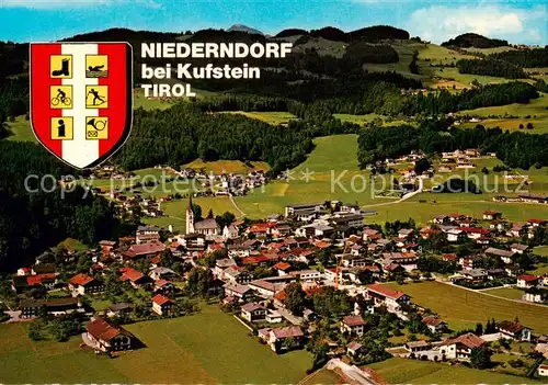 AK / Ansichtskarte  Niederndorf_Kufstein Fliegeraufnahme Niederndorf_Kufstein