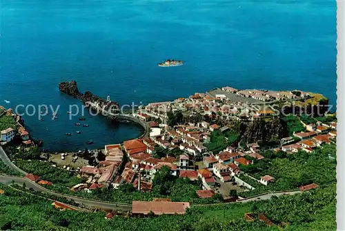 AK / Ansichtskarte  Madeira__Portugal Baia de Camara de Lobos Fliegeraufnahme 