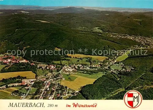 AK / Ansichtskarte 73861900 Mauerbach im Wienerwald mit Kartaeuserkloster Fliegeraufnahme Mauerbach