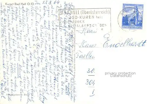 AK / Ansichtskarte  Bad_Hall_Solbad_Hall_AT Fliegeraufnahme 